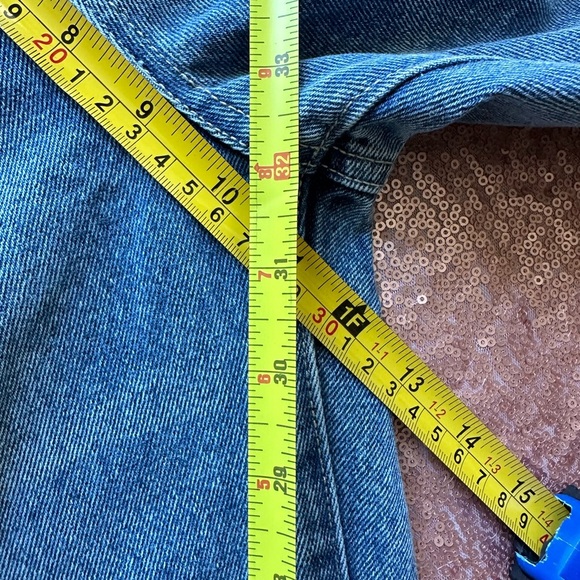 Ed Hardy Baggy Jeans Light Wash Sz 30 Full Print Back Side Y2K 90s Vibes, Rare - Picture 11 of 12